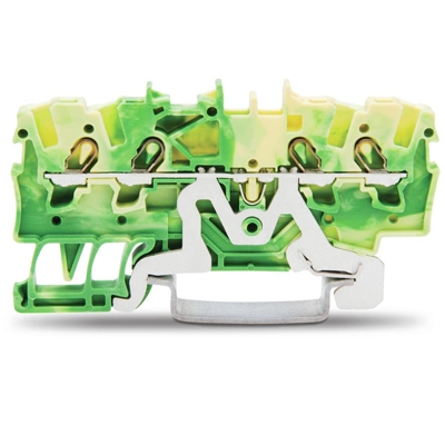 BORNE DE PROTECTION 4 CONDUCTEURS 2,5 (4) MM² / VERT-JAUNE