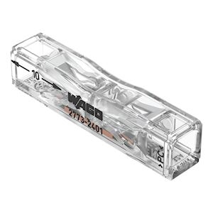 BORNE WAGO 2773 INLINE 2X4MM² RIGIDE