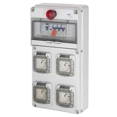 COFFRET Q-DIN 10 MONO 230V