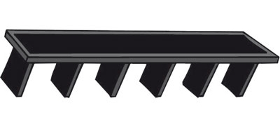 EMBOUT POUR RÈGLE ALU