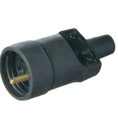 PROLONGATEUR CAOUTCHOUC NOIR 2P+T 16A