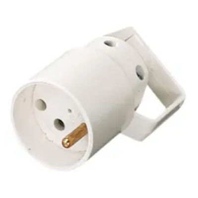 FICHE FEMEL.16A 2P+T ANNEAU BLC 16A BLANC