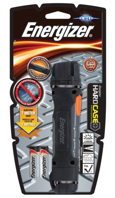 TORCHE HARDCASE PRO ANTICHOC+2 PILES LR06