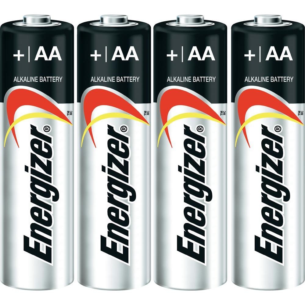 BLISTER DE 4 PILES 4AA-4 LR6 ALCALINES 1,5V ENERGIZER