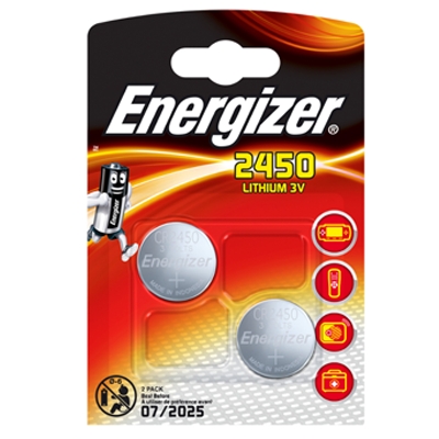 PILE CR2450 3V LITHIUM ENERGIZER B2