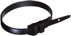 COLLIER D'INSTALLATION TETE SIMPLE MM 180X9 NOIR 100 PCS/BOITE