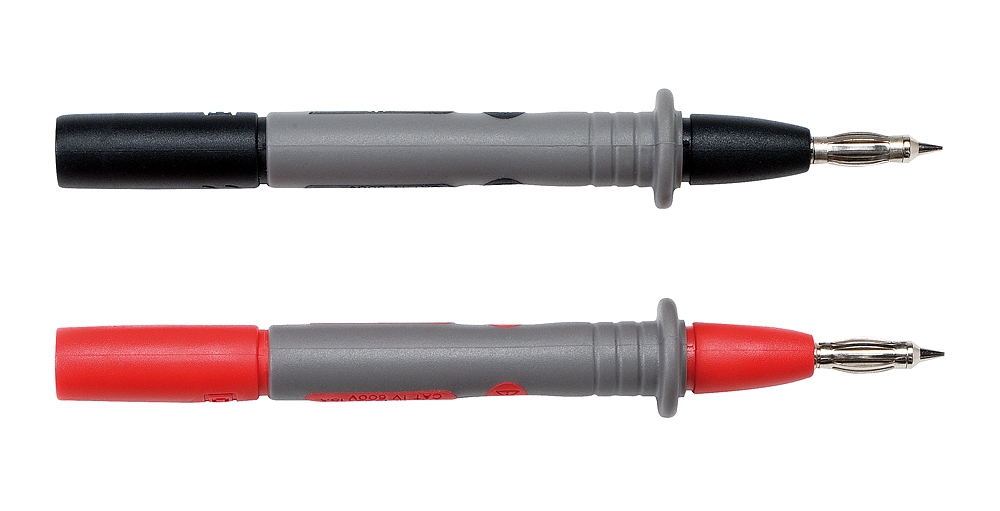 P01295458Z POINTE DE TOUCHE 4MM CAT2 300V RD/BK