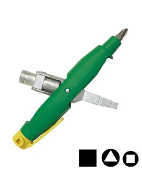 CLÉ EN CROIX  UNIVERSELLE EN FORME DE STYLO POUR FERMETURES DE CHANTIERS