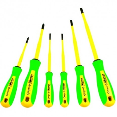 COFFRET DE 6 TOURNEVIS TRIMATIERE ISOLES 1000V ISOLANT SLIM