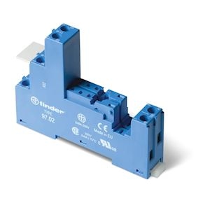SUPPORT 8A 250V SÉRIE 4652 BLEU ÉTRIER PLASTIQUE À CAGE