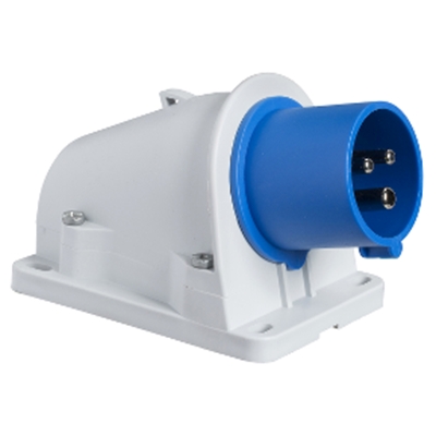 SOCLE DE CONNECTEUR A SAILLIE 16A 2P+T 250V PRATIKA MERLIN