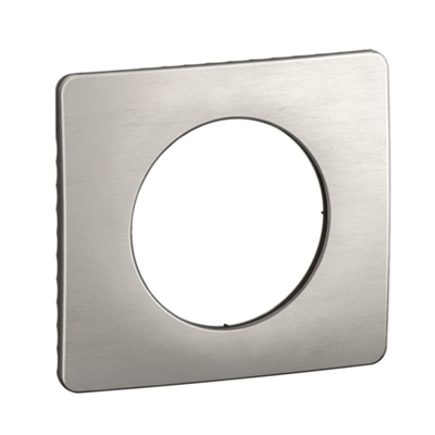 PLAQUE DE FINITION CELIANE 1 POSTE - ALU SATINE