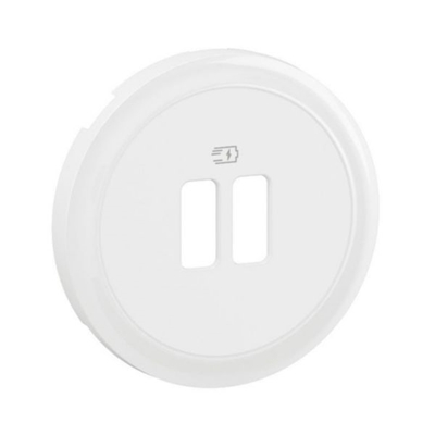 ENJOLIVEUR PRISE USB SIMPLE / DOUBLE CELIANE - TITANIUM