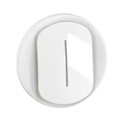 ENJOLIVEUR INTERRUPTEUR VA-ET-VIENT TEMOIN CELIANE - BLANC