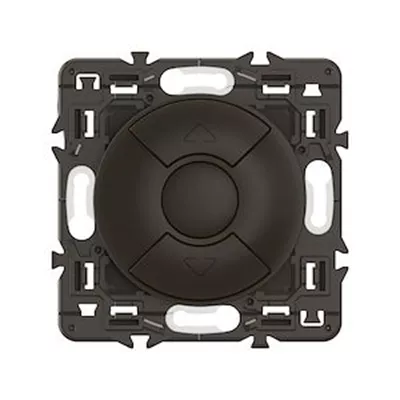 INTERRUPTEUR DE VOLETS ROULANTS CELIANE COMMANDE DIRECTE - PREMONTE NOIR