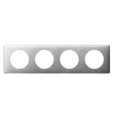 PLAQUE ANODISE 4P ALUMINIUM