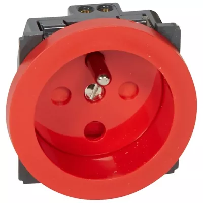 PRISE 2P+T F/B DÉTROMPÉE