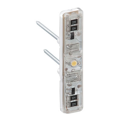 67686L VOYANT LUMINEUX BLANC POUR APPAREILLAGE 230V 0,15MA
