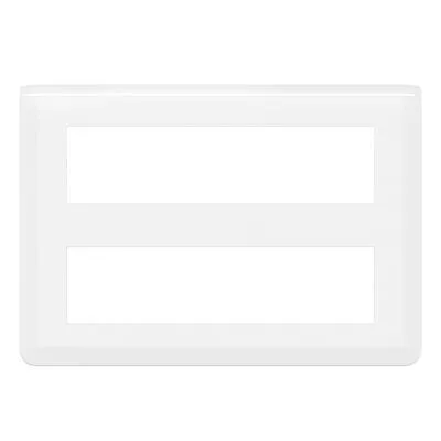 PLAQUE 2X8 MODULES HORIZONTALE AVEC PORTE