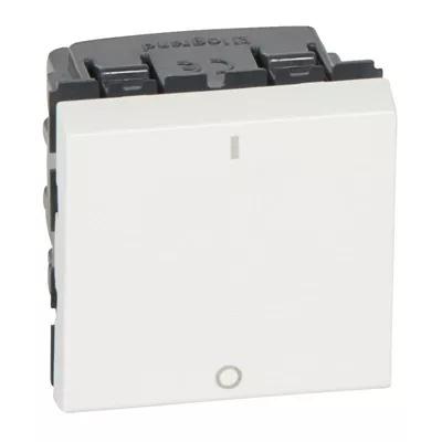 INTERRUPTEUR BIPOLAIRE 2 MODULES 20A 250V MOSAÏC