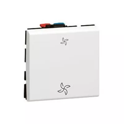 VA-ET-VIENT PROG MOSAÏC - POUR CDE DIRECTE DE VMC - 2 MOD - 10 AX - BLANC