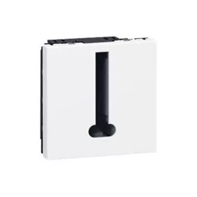 PRISE TÉLÉPHONE PROG MOSAÏC - 8 CONTACTS - 2 MOD - BLANC