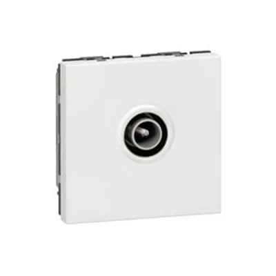 PRISE TV PROG MOSAÏC - Ø9,52MM MÂLE - 2 MOD - BLANC RÉF 78782