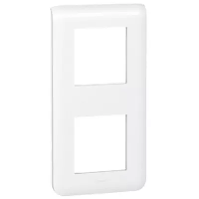 PLAQUE PROGRAMME MOSAÏC - VERTICAL – BLANC ENTRAXE 71 MM