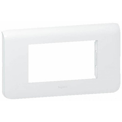 78814L PLAQUE BLANCHE 4 MODULES HORIZONTALE MOSAIC