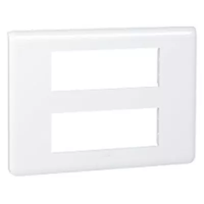 PLAQUE PROG MOSAÏC - 2X6 MOD - BLANC