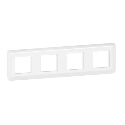 PLAQUE 4X2 MODULES BLANC