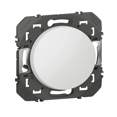 POUSSOIR SIMPLE DOOXIE 6A 250V~ FINITION BLANC