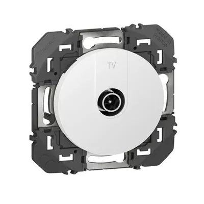 DOOXIE PRISE TV SIMPLE BLANC