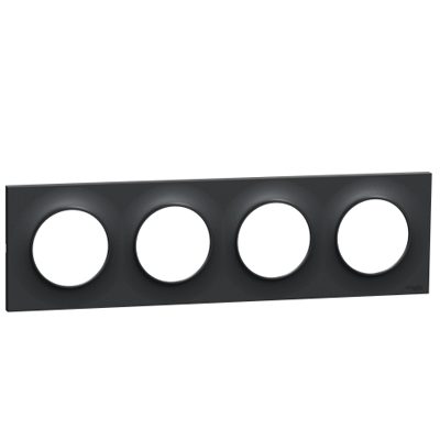 PLAQUE 4 POSTES 71 STYL ANTHRACITE ODACE