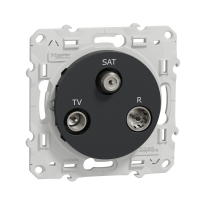 PRISE TV-FM-SAT ANTHRACITE VIS ODACE
