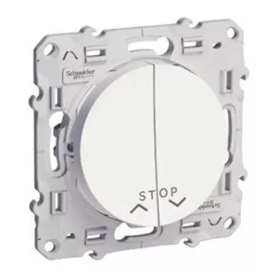 INTERRUPTEUR VOLET ROULANT 2 BOUTONS POUSSOIR SÉRIE ODACE