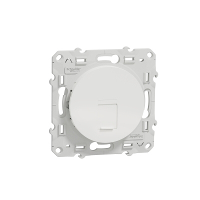 PRISE RJ45 CAT6A STP BLANC ODACE