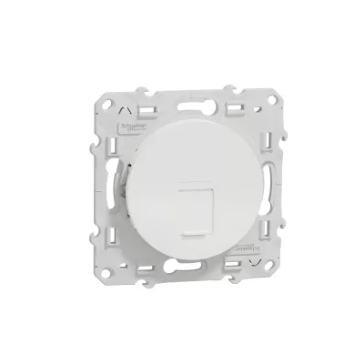 PRISE RJ45 CAT6A STP BLANC ODACE