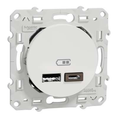 PRISE USB DOUBLE - TYPE A+C