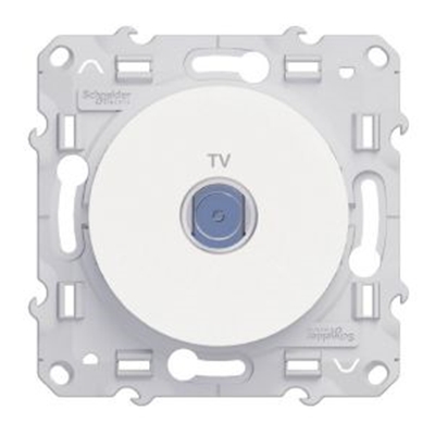 PRISE TV BLANC VIS ODACE
