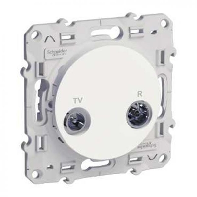 PRISE TV-FM PASSAGE VIS BLANC ODACE