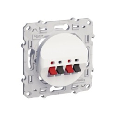 PRISE HP BLANC 2S VIS ODACE