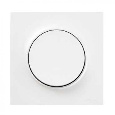 PLAQUE 1 POSTE STYL BLANC ODACE