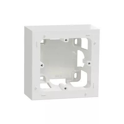 BOÎTE POUR MONTAGE EN SAILLIE BLANC