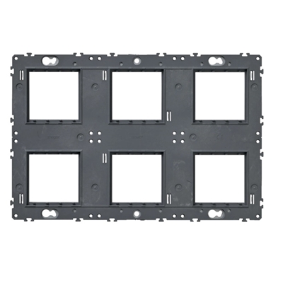 SUPPORT GALLERY 2X3X2 MODULES ENTRAXE 71 POUR MECANISMES GALLERY