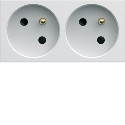 PRISE DE COURANT DOUBLE SPECIALE GOULOTTE GALLERY 2P+T 16A PURE