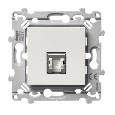 ESSENSYA PRISE RJ45 CATEGORIE 6A STP POUR GRADE 3 TV BLANC