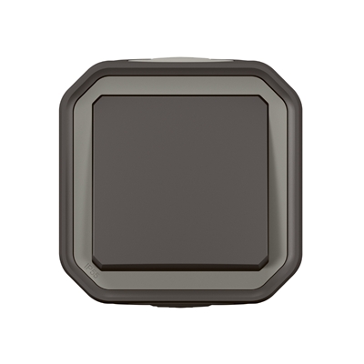 INTERRUPTEUR OU VA-ET-VIENT 10AX 250V PLEXO COMPLET SAILLIE ANTHRACITE