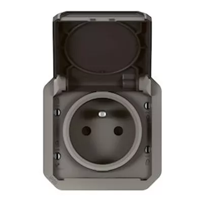 PRISE DE COURANT 2P+T PLEXO COMPOSABLE ANTHRACITE