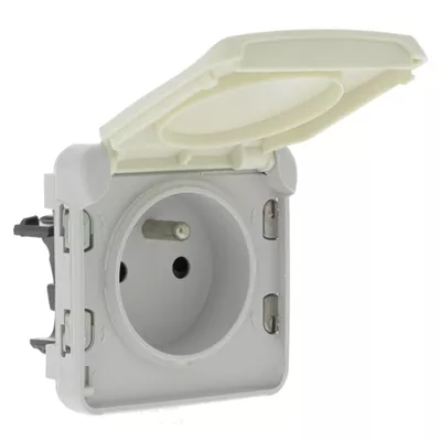 PRISE DE COURANT APPAREILLAGE COMPOSABLE 2P+T